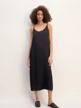 Everlane Black The Ultimate Slip Dress